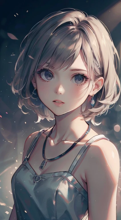 最high quality, masterpiece, High resolution, One girl, Porcelain Dress, hair accessory, necklace, jewelry, Beautiful Face, On the body, Tyndall effect, Realistic, Dark studio, Edge lighting, Two-tone lighting, (Skin with attention to detail: 1.2), 8k UHD, Digital SLR, Soft Light, high quality, Volumetric Light, Frank, photograph, High resolution, 4K, 8k, Background Blur,