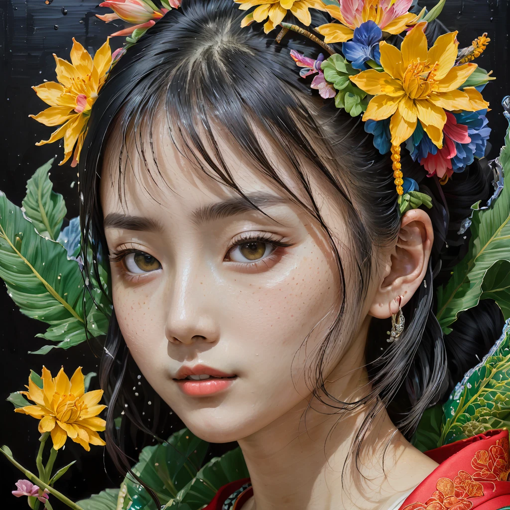 ((Very detailed, Highest quality,Expressionism)),　japanese, Contemporary Art
