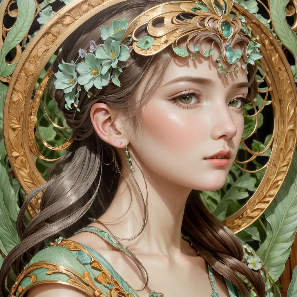 ((Very detailed, Highest quality, art nouveau)),Contemporary Art, simple
