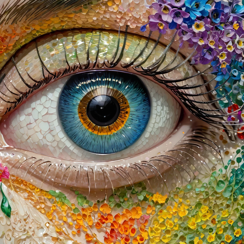 ((Very detailed, Highest quality, Impressionism),Contemporary Art, Various colors, Micro Lenses