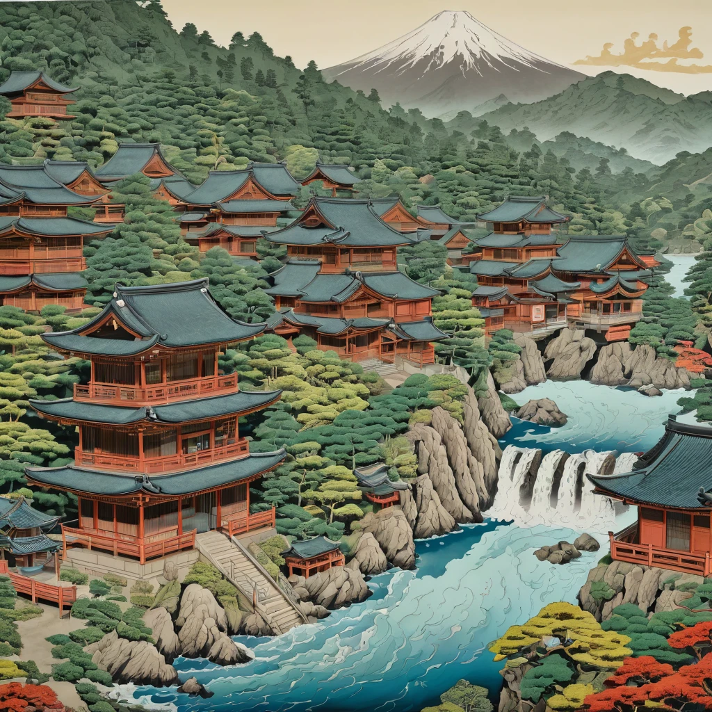 ((Very detailed, Highest quality, Ukiyo-e), Real, Contemporary Art, Micro Lenses,