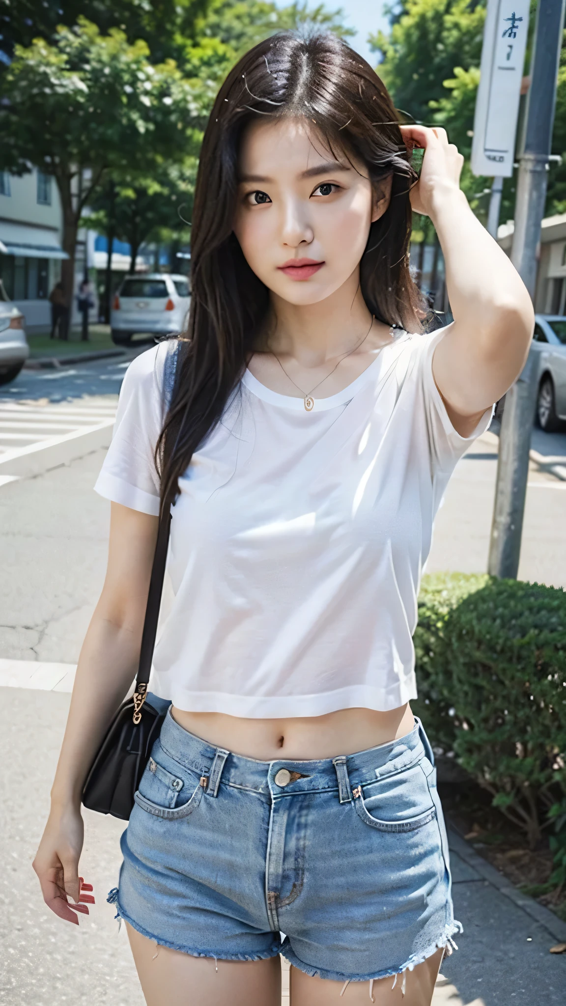 Model actress、One Woman、buzzerの服装、buzzer、Model photoshoot、Cool pose