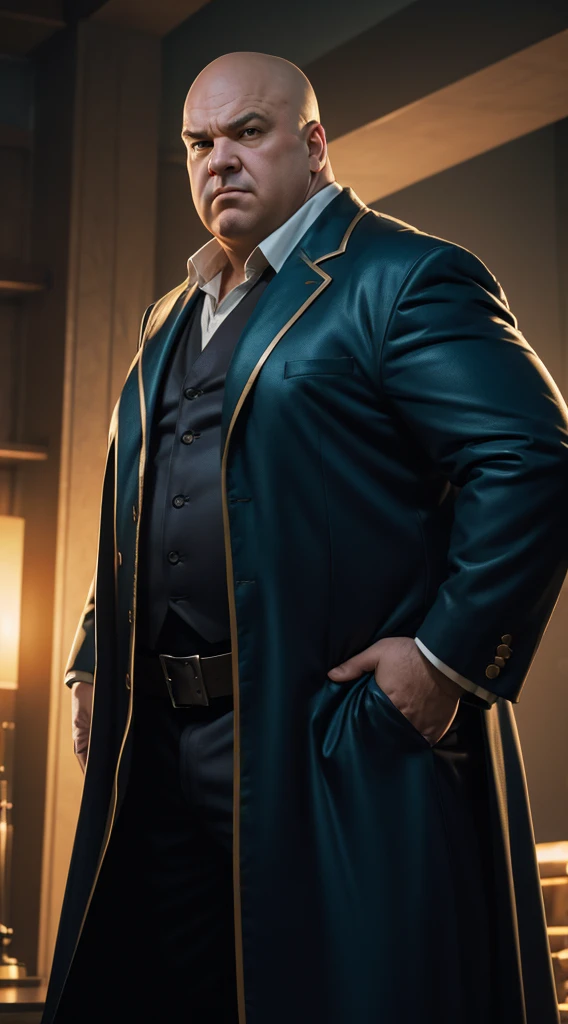 Kingpin super fat Marvel, 35mm lens, photography, ultra details, HDR, UHD,8K