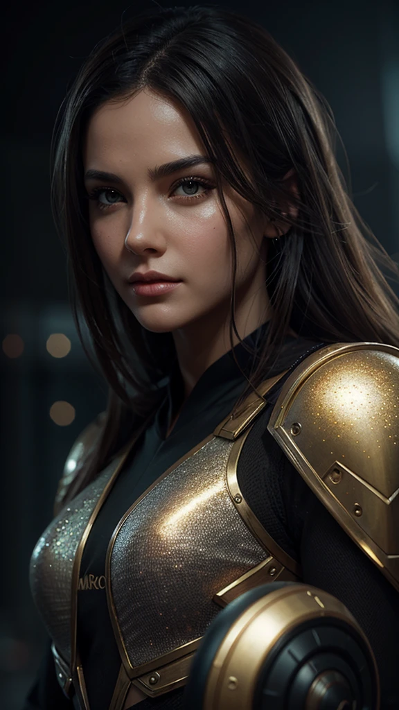 Handsome girl, wlop, masterpiece, octane, concept art, glittering