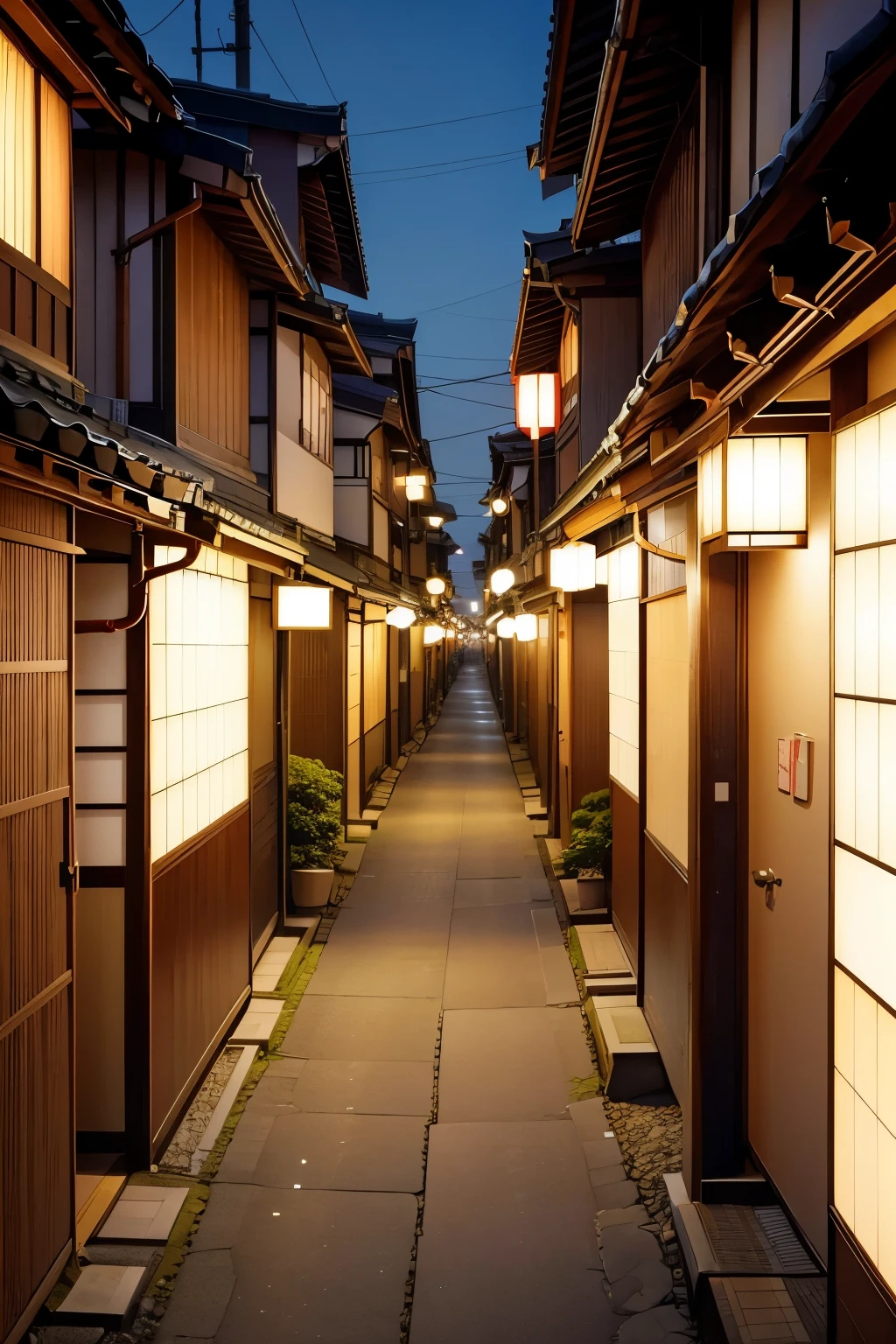 Japan's condition with a densely populated urban background but comfortable and safe, full of smiles