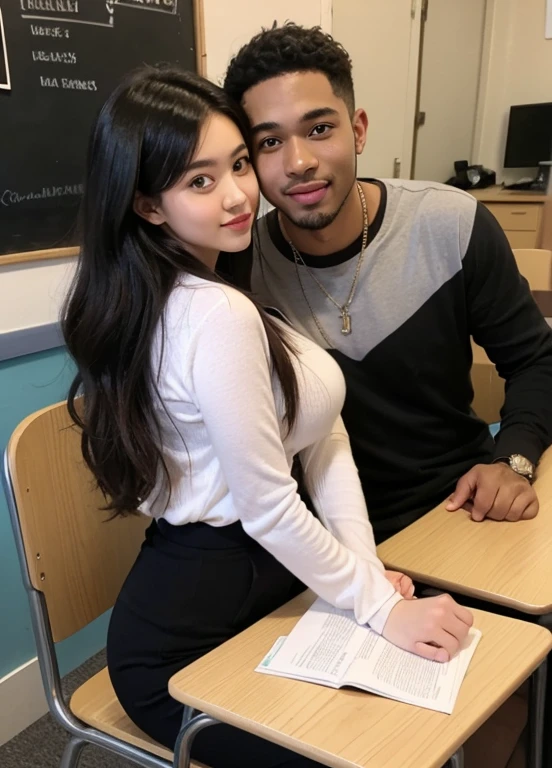 Students gf with black man bf teacher