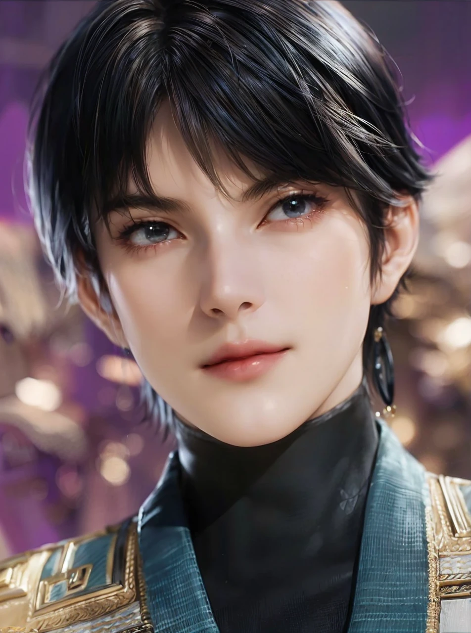 143
(20 year old woman), (surreal), (High level image quality), ((beautiful hairstyle 46)), ((short hair:1.46)), (breasted:1.1), (lipsticks)
