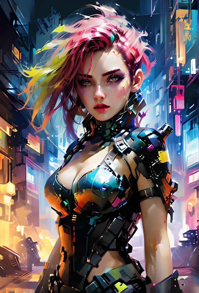 score_9, score_8_up, score_7_up, score_6_up, score_5_up, score_4_up, Close-up of a woman in a leather suit holding a gun, toxicpunk 2.0 model girl, toxicpunk beautiful girl, female toxicpunk anime girl, toxicpunk girl, toxicpunk judy alvarez, Hyper-realistic toxicpunk style, cyberpunk anime girl, wojtek fus, toxicpunk character, female toxicpunk , toxicpunk angry gorgeous goddess, toxicpunk art ultrarealistic 8k, toxicpunk femme fatale