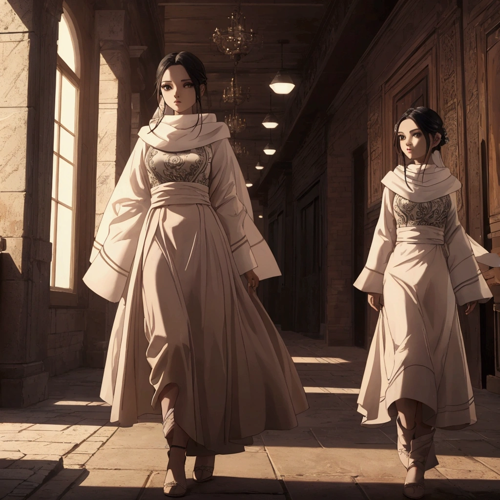 Masterpiece, Top Quality, walking standing alone beautiful girl