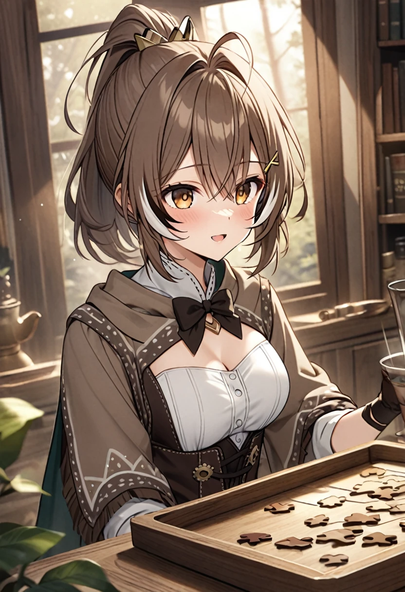 A puzzle that shines in Nanashi Mumei&#39;s hands