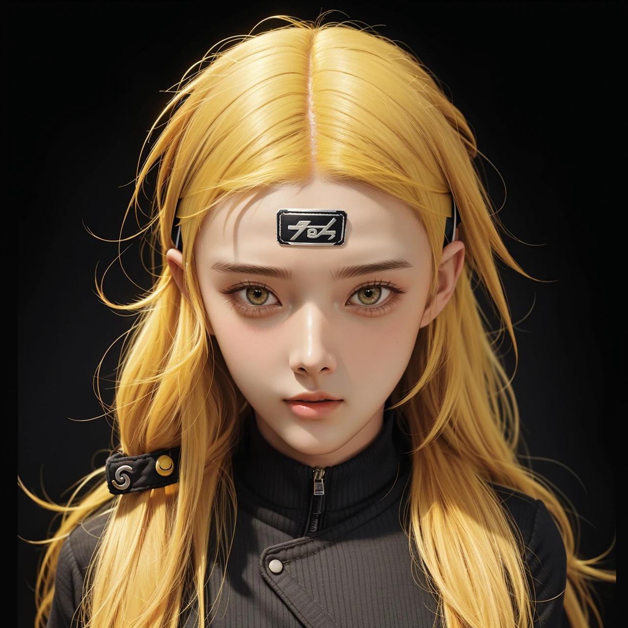 Best quality, ultra high resolution, ultra-detailed,realistic,yellow hair,18 years old,boy,Naruto Headband,