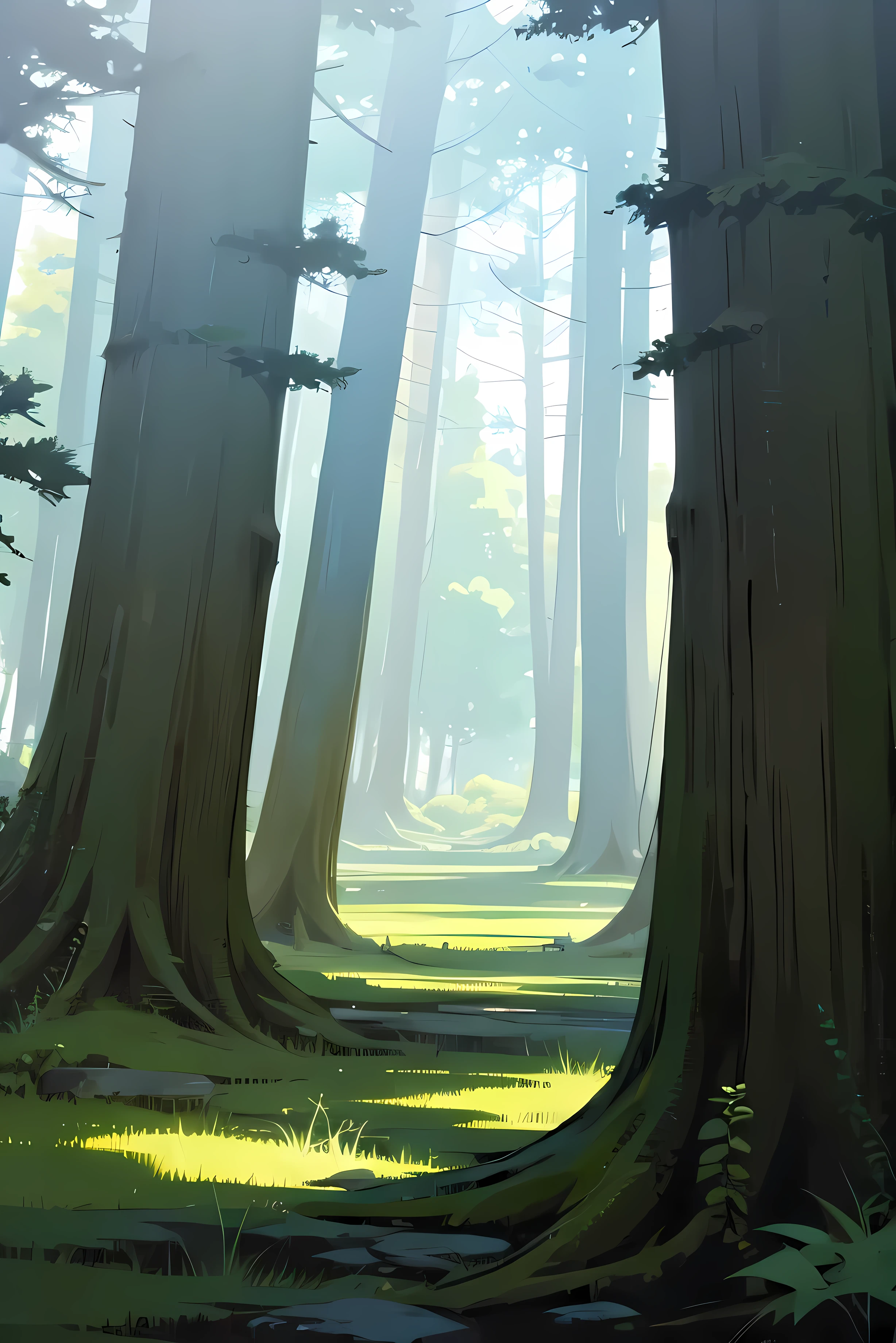 ((detailed)), ((anime)), ((background)) anime Forest background day