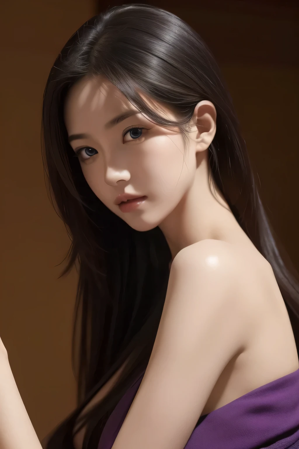 1 woman, ((detailed eyes:1.2)), nsfw, sexy, sensual, sleeveless, sideboob, masterpiece, top quality, best quality, official art, beautiful and aesthetic:1.2), extreme detailed, colorful, highest detailed