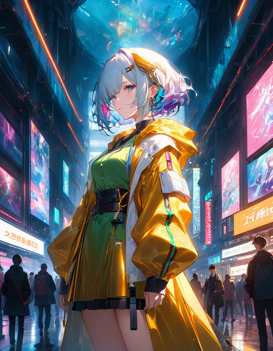 Browsing Caution,((masterpiece,Highest quality,4K)),score_9, score_8_Excellent, score_7_Excellent,anime,Rainbow Hair,Golden costume,anime girl, sword, Graduate School of Science - fi, Graduate School of Science - fi, Graduate School of Science - fi, Graduate School of Science - fi, Graduate School of Science - fi, Graduate School of Science - fi, Graduate School of Science, digital cyberpunk - anime art, badass anime 8 k, anime epic artwork, anime wallpaper 4 k, anime wallpaper 4K, anime art wallpaper 4K, anime art wallpaper 4 k, digital cyberpunk anime art,