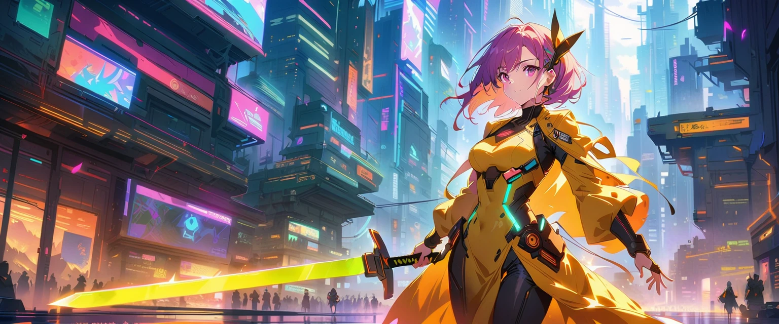 Anime girl with sword in night city, digital Cyberpunk anime art, Anime Cyberpunk art, Cyberpunk anime art, Digital Cyberpunk - Anime Art, Cyberpunk Anime Girl mech, Modern cyberpunk anime, Anime Cyberpunk, Cyberpunk Anime Girl, female Cyberpunk Anime Girl, Best anime 4k konachan wallpaper, Digital Cyberpunk Anime!!, Cyberpunk art style, Cyberpunk themed art, advanced digital cyberpunk art