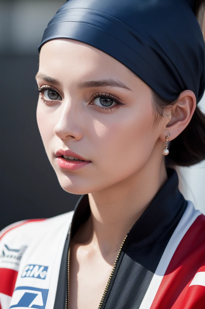 Re-elect the girl with the pearl earring and transform her into a Formula 1 driver