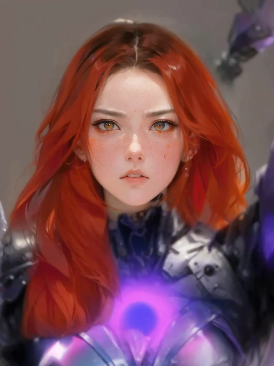 style of Tsutomu Nihei,(incredibly absurdres, (high resolution:1.18), intricate detail, (masterpiece:1.1), (highest quality:1.1), absurdres),(1girl, portrait, white hair, orange eyes, long hair, detailed eyes),