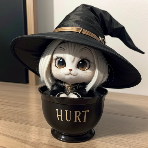 há uma witch segurando uma cesta,há uma insula,witch,insula,portraite,arte kawaii