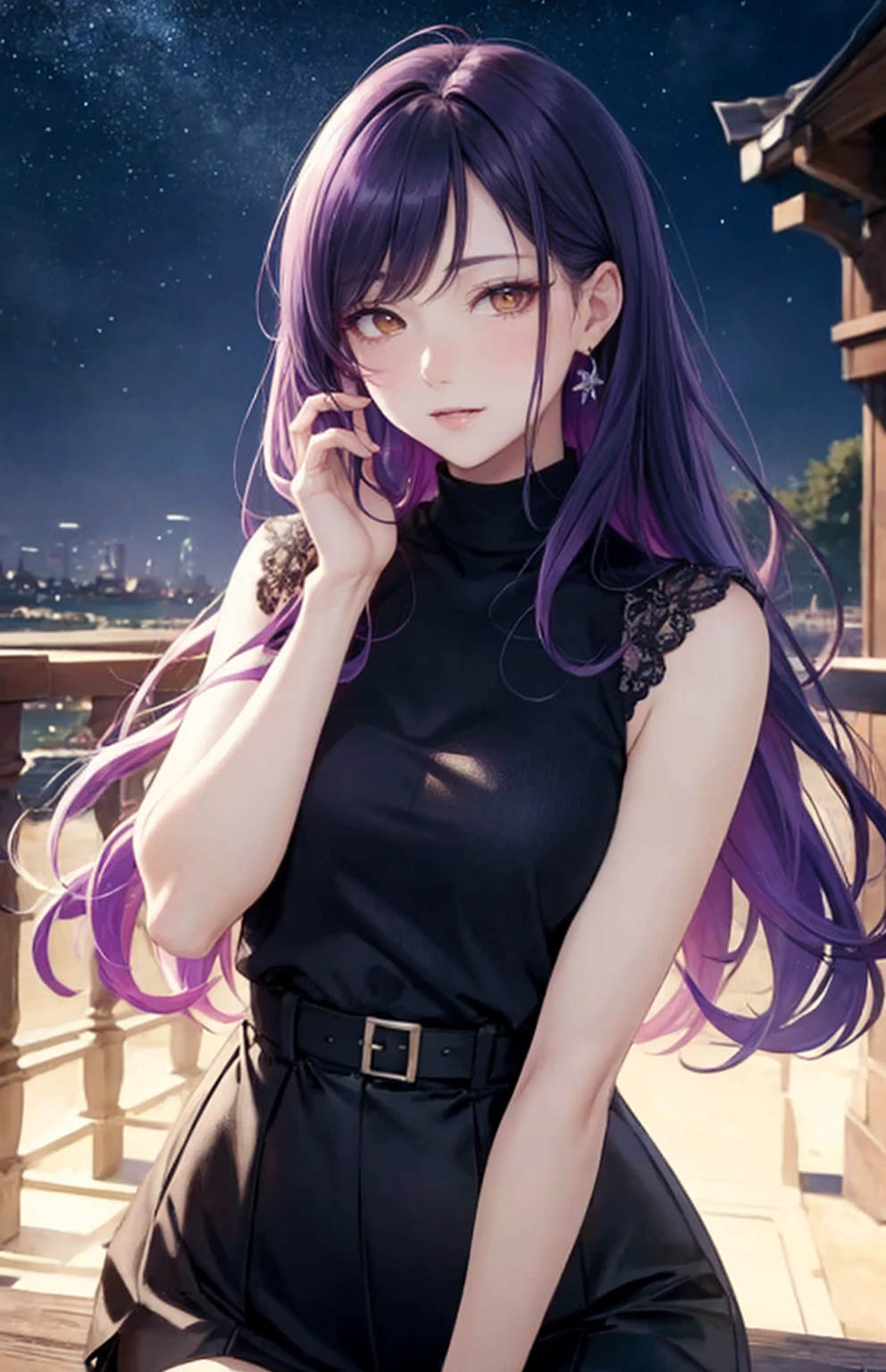 beautiful detailed illustration, amazing art, (((Extremely detailed))), absurdres, looking at viewer, solo, sea, bangs, yellow eyes, half-closed eyes, wearing glasses, depth of field, masterpiece, best quality,
healthy skin tone, blush, white devil horns, white horns