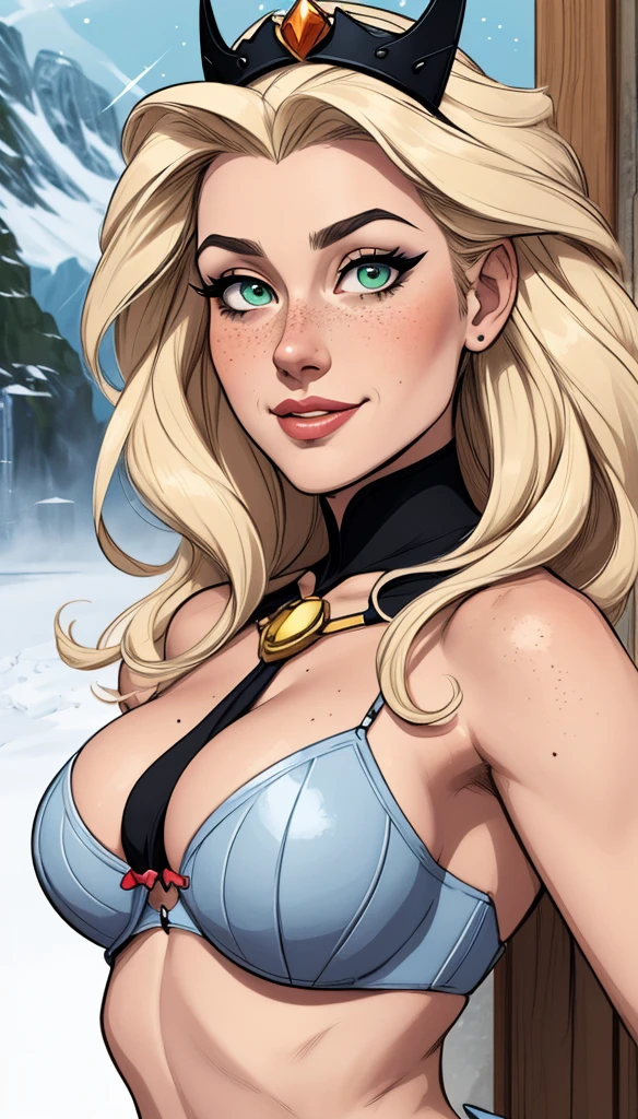 キャラクター風An illustration風 全裸の胸 胸のサイズ 漫画の名前: Isabella Cruz、White background、Large Breasts、Big hips、freckled face、actress、Strong Contours、Physical Description – Short, curly blonde hair, Her pubic hair is a vibrant brown that contrasts with her pale skin..、Ripe body。Mature Woman、She is tall, Slightly fatty body,、open vagina、-fundo colorido Portrait Character Design, 美しいデジタルAn illustration, retrato de high quality, Comic art, Full body sensual or nude.Cartoon image of Queen Anna of Arendelle with scars of war .An illustration、Cartoon style, Cartoon art style, Cartoon art style, デジタルAn illustrationスタイル, Highly detailed character designs in atompunk style, Detailed digital art of courage, Forest fan art, Portrait Character Design, 美しいデジタルAn illustration, retrato de high quality, Comic art, Young woman with beautiful hair . Queen Anna of Arendelle、Beautiful lines of eyeedium large bust、And great sexy clothes. 腰から頭にかけての性的欲望のイメージ表現An illustration アレンデールのアン女王 アトムパンクスタイル 35歳の女性, Very long blonde hair down to her waist、Half curled hair with bangs, Large Breasts, Big eyes with a passionate sparkle, Honey green eyes, Beautiful smile, In a sexy pose, high quality