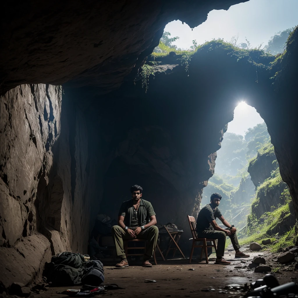 It was evening time and Arjun was sitting with his friends in a corner of that dark cave. Near them, Bishan, who was the biggest goon of the area, was sitting on a big chair. An army of goons was standing around him.