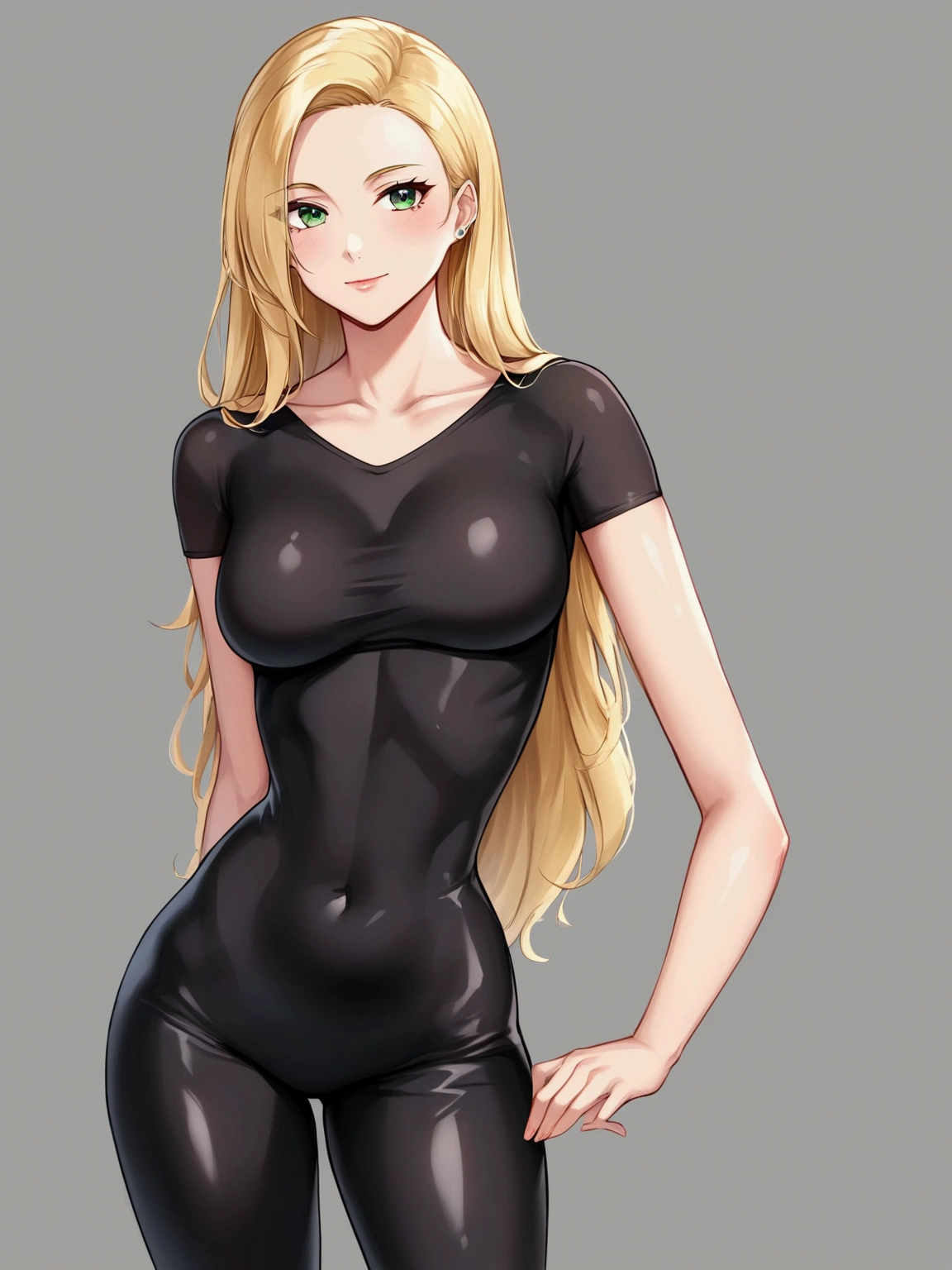 atmosphere oily rainy style animation 2.5D manga niji6 strong strokes art oil paint super details in art blonde + venom girl in tight tight tshirt withe orange fire with green eyes with black tomoi in style reality photo realism maximum quality details super perfection state-of-the-art graphics