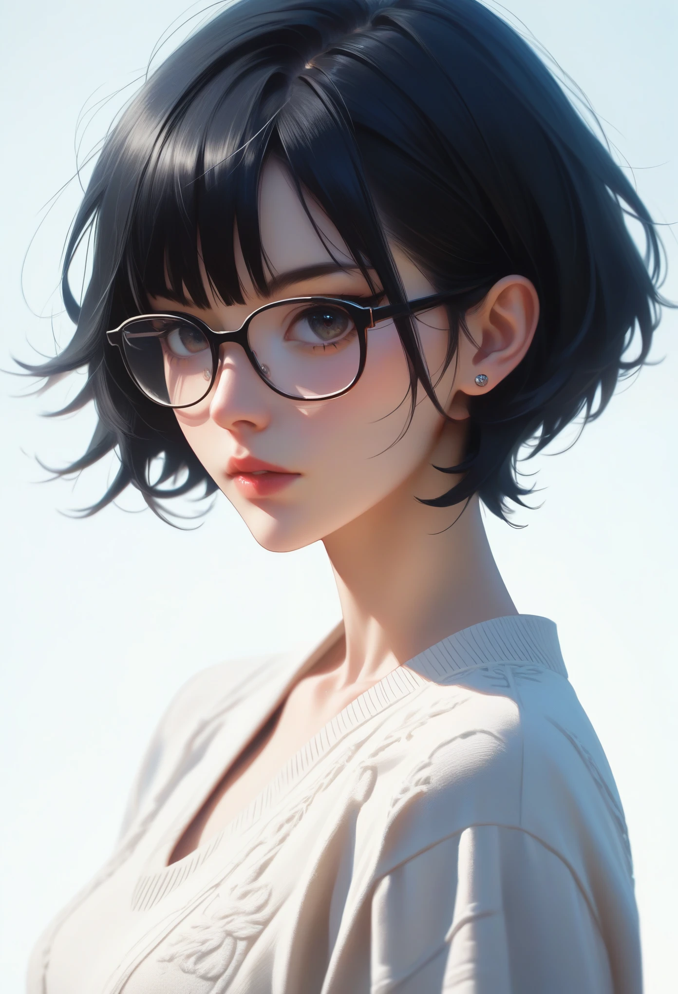 score_9, score_8_up, score_7_up,source_anime, high res image,masterpiece,best quality,clear skin,anime_girl,black hair,short hair,glasses,