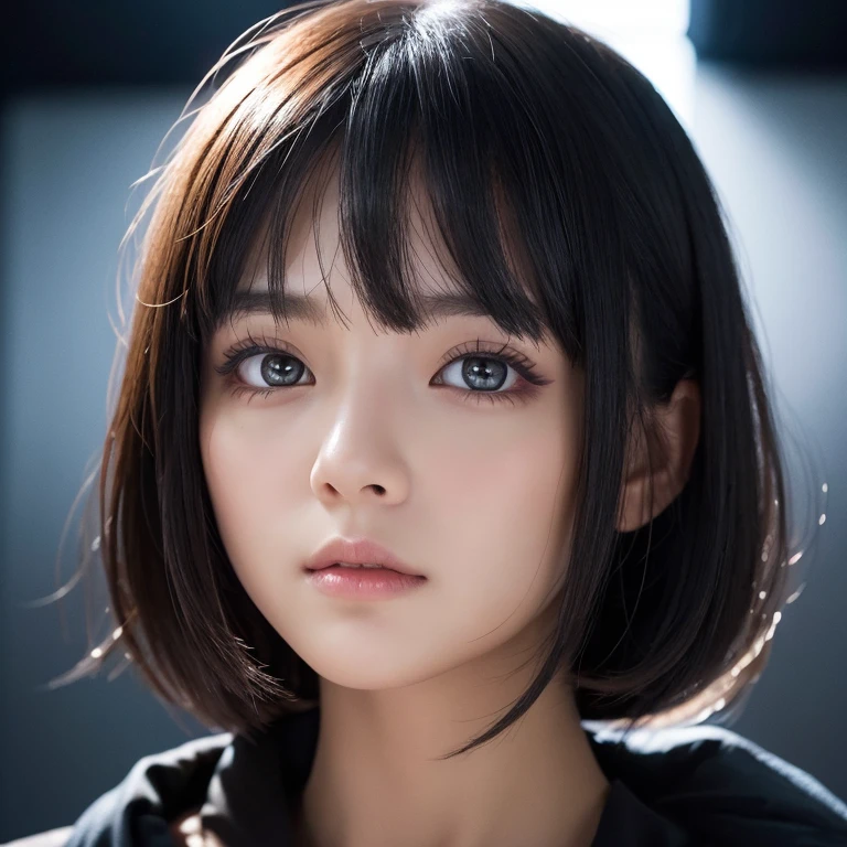 bangs, Black Hair, double eyelid,
,Black Hole,Bright Eyes,Symmetrical face,The face is very realistic,
The girl's face was carefully drawn,blush,Super high-end look,
,Looking at the audience,Extremely realistic skin,Sebaceous reflex,artwork,
,Clothing with real fabric texture,Realistic painting,Movie style,
Photo level,Ray Tracing,Realistic light and shadow effects,
realism,masterpiece,Like the photo effect above,8K highest image quality is full,
One girl,