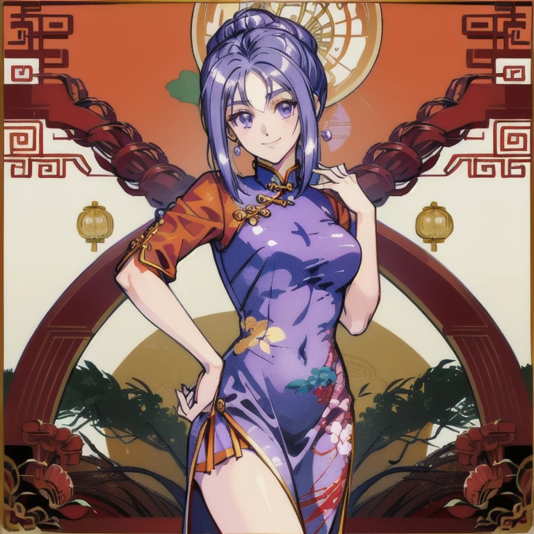 ((masterpiece)),((Ayako Katagiri)),((Katagiri Ayako)),((Mischievous Smile)),(((China dress))),Anatomically perfect fingers