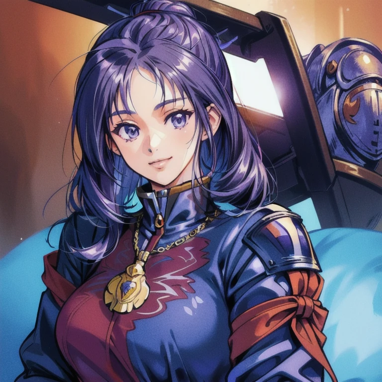 ((masterpiece)),((Ayako Katagiri)),((Katagiri Ayako)),((Mischievous Smile)),(((female knight))),Anatomically perfect fingers