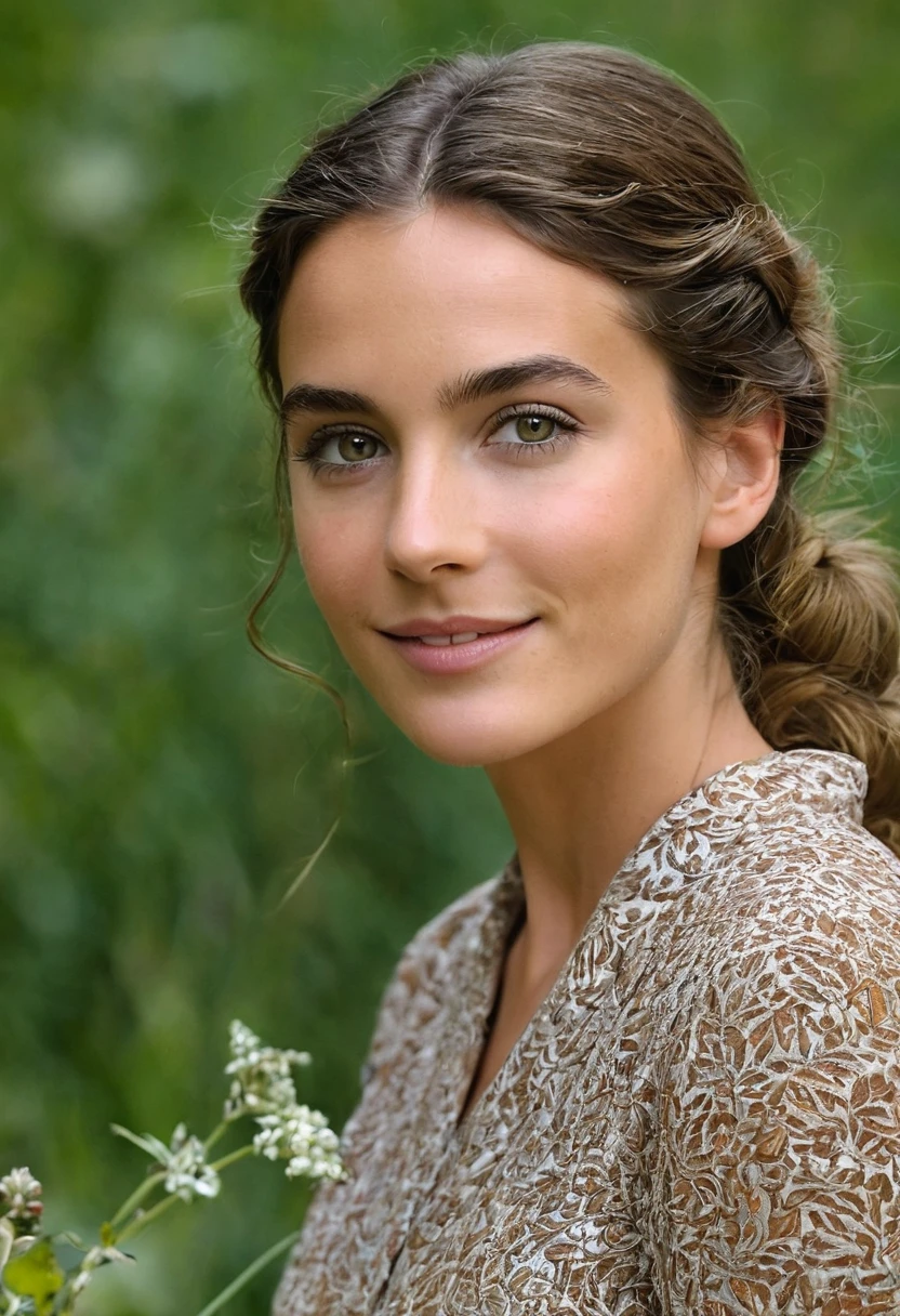 Nom du Personnage : Clara Duval 1. Apparence Physique : Peau légèrement bronzée, tons chauds dorés Cheveux longs, bruns foncés, ondulations naturelles, chignon décontracté Sourcils légèrement arqués, bien entretenus, longueur moyenne Petit grain de beauté au-dessus de la lèvre supérieure Pilosité discrète mais visible Expression douce, sereine, sourire chaleureux, yeux noisette en amande 2. Caractéristiques Psychologiques et Comportementales : Empathique, curieuse, intellectuelle Réactions réactives, amicales, authentiques Présence en ligne respectueuse, naturelle 3. Vie Personnelle et Passions : Origine : Provence Famille : Parents aimants, meilleure amie Sophie Passions : Nature, droit des animaux, photographie, promenades en nature Style Vestimentaire : Élégant, décontracté, tissus naturels, couleurs neutres