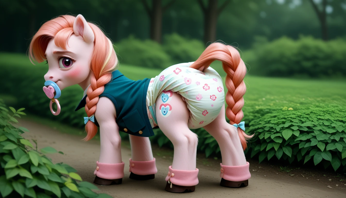 solo focus, 1femle, female, (feral pony:1.6),pinkie_pie, girly, long pink hair,pink fur, (hyper hips:1.4), (hyper pussy:1.2 ), detailed crotch, pussy , laughing, masterpiece, best quality, photorealistic, hyperrealistic, ultra detailed, detailed eyes, accurate eyes,, detailed background, photo background, digital drawing (artwork), girly, bedroom eyes, breeding request, giant, (giant:1.9), (macro:1.6), (outside hillside:1.6), nude, (feminine body),huge nipple, (showing off pussy), puffy nipple,lactating,(gaping pussy),showing off pussy,hyper pregnant,(all_fours:1.4),anus,cum, (pov backside),(inflating body)