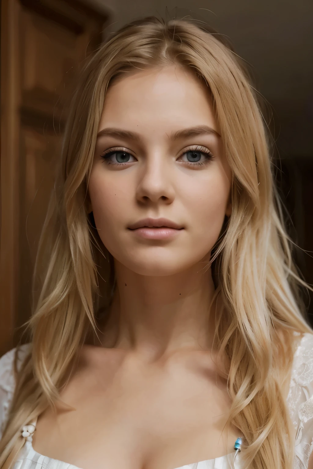1 fille, , High resolution, closed mouth, very detailed, Longhaire, cheveux blonds, Next to, tetas grandes, Plan Large, 