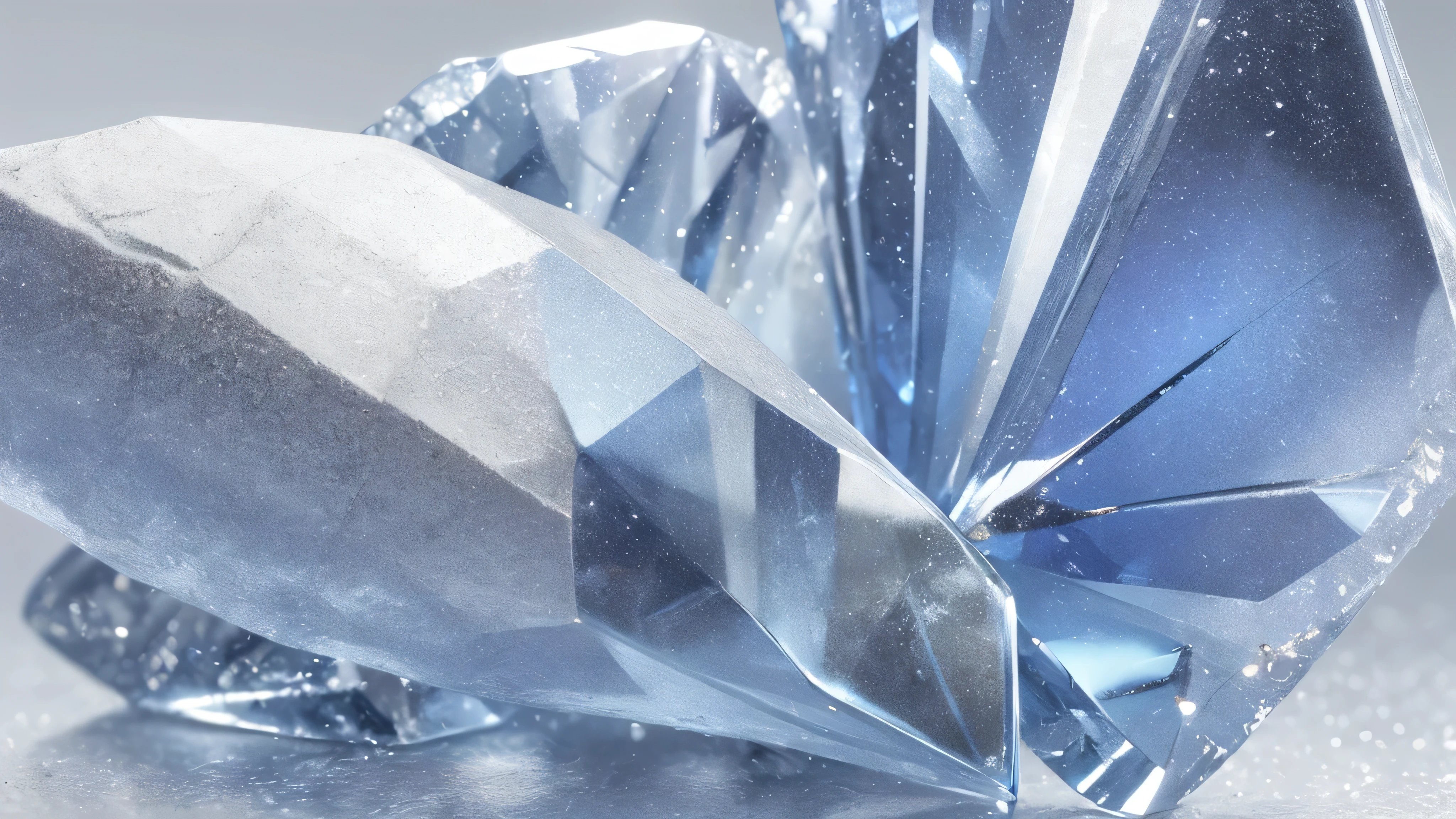 a single long crystal shard, zoomed in, transparent glass texture, crystal texture, plain image, simple texture, png, sharpness, high resolution, 8k