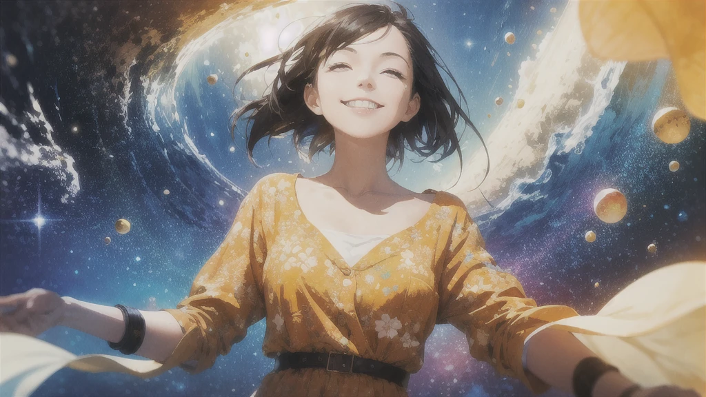 Beautiful Smile, happiness, High resolution, Super detailed, (One girl:1.3),
Break Lomography, Analogue photography, Vibrant colors, Soft Focus, Light leakage, Dreamy atmosphere, Experimental charm, Nostalgic Charm BREAK Color Field Painting, large colored bands, abstract expressionism, Bold colors, Emotional impact, Atmospheric Depth, Minimalist Approach BREAK
, Space Exploration, Astronomical phenomena, Scientific discoveries, otherworldly wonders