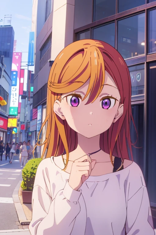 (Highest quality、Masterpiece ∶1.2)、One Girl、alone、アニメ、アニメScreencap、Ray Tracing、Global Illumination、ultra hi resolution picture、Bright colors、Outdoor、whole body、cute、Shibuya Kanon、liella
