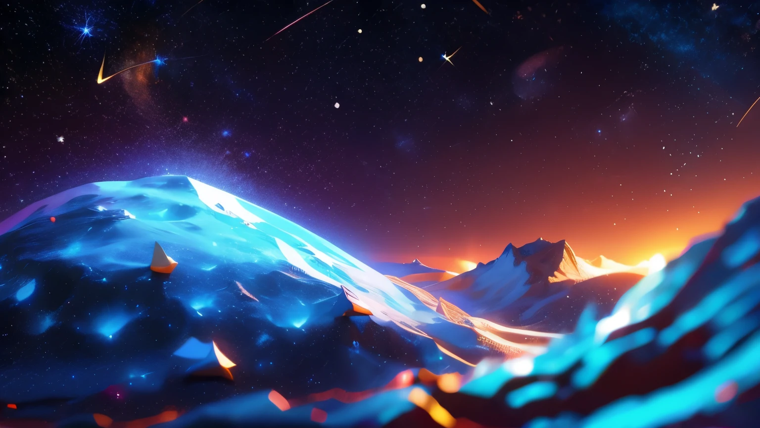 space full of stars