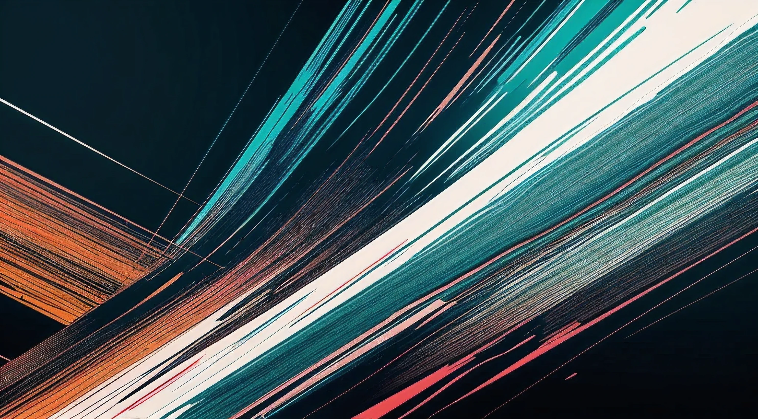 an abstract illustration that contains only 2 random color, high definition