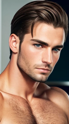 German Hunk man focus on face