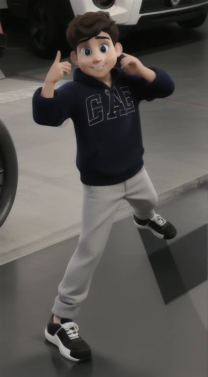 a Disney Pixar style boy, high qualiy, best qualityer