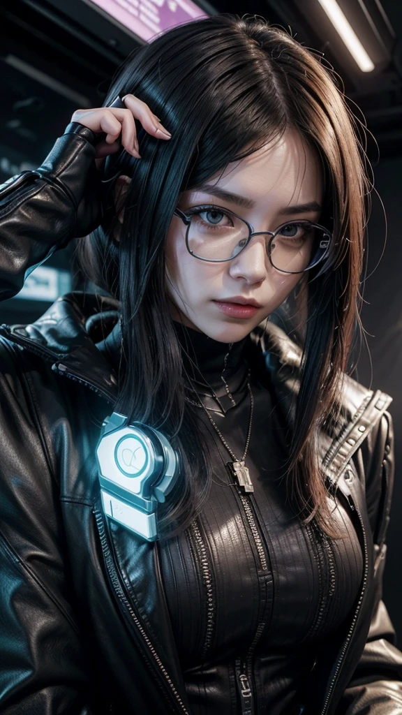Mag from Warframe were a japonese human in the late 90s, she would be an enigmatic and powerful young woman, possibly a talented scientist or hacker involved in the cyberpunk scene of the time. His style would be a fusion of 90s fashion with futuristic touches from his Warframe costume, wearing clothing with metal details, vinyl and stylized magnetic pieces such as bracelets and necklaces that appeared to float around his body. She would wear colorfully highlighted hair and technological accessories, such as augmented reality glasses. Known for her sharp wit and magnetic presence, Mag would attend tech raves and hacker meetups, where her ability to manipulate technology would make her a respected and admired figure, symbolizing the perfect intersection between the emerging digital world and the edgy fashion of the decade.