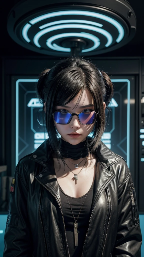 Mag from Warframe were a japonese human in the late 90s, she would be an enigmatic and powerful young woman, possibly a talented scientist or hacker involved in the cyberpunk scene of the time. His style would be a fusion of 90s fashion with futuristic touches from his Warframe costume, wearing clothing with metal details, vinyl and stylized magnetic pieces such as bracelets and necklaces that appeared to float around his body. She would wear colorfully highlighted hair and technological accessories, such as augmented reality glasses. Known for her sharp wit and magnetic presence, Mag would attend tech raves and hacker meetups, where her ability to manipulate technology would make her a respected and admired figure, symbolizing the perfect intersection between the emerging digital world and the edgy fashion of the decade.