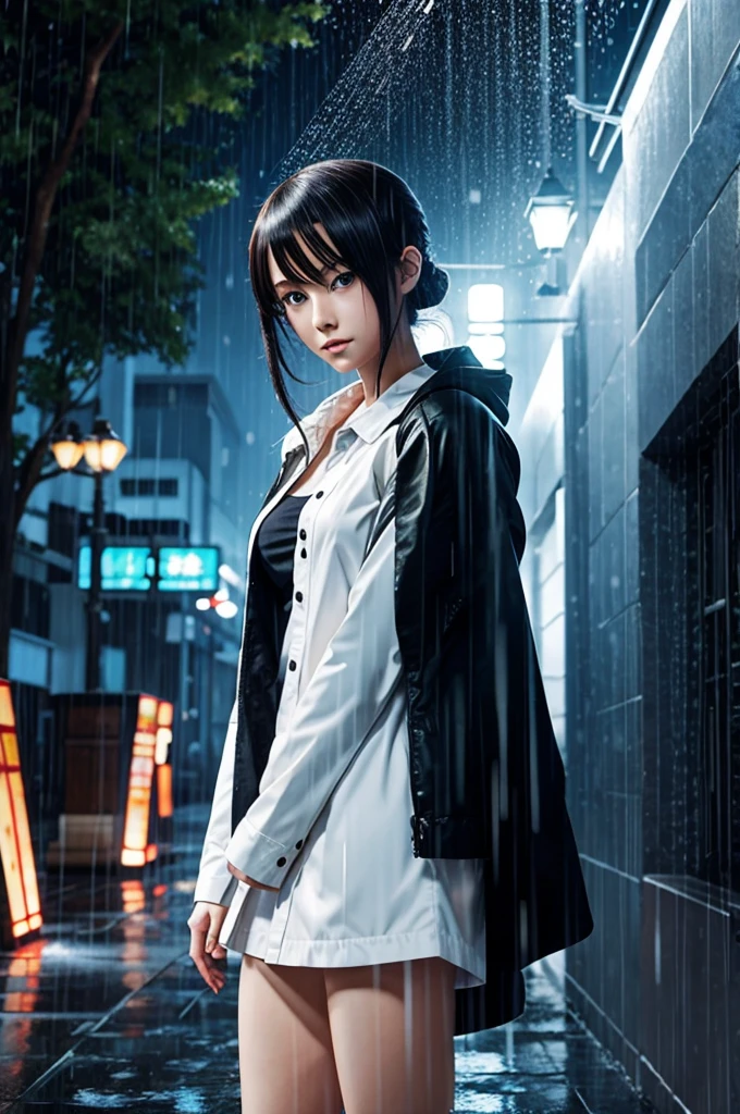 Anime raining wallpaper 