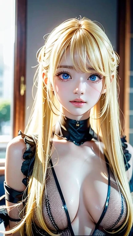 Blonde hair, hair bow, heart-shaped pupils, crystal earrings, Dutch Golden Age painting, best quality