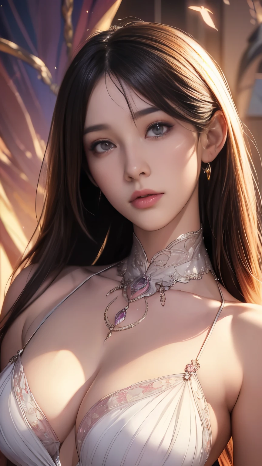Are you okay、(Best illustrations)、8K UHD resolution、Intricate details、Highest quality、Realistic、Ultra-detailed、Best lighting、Best Shadow、Soft lighting、ultrahd、Ultra-realistic、Tyndall effect、Photorealistic、(High Definition Skins:1.2)、 (Intricate details, compensate, Pure Eros Face_v1:0.5), (Beautiful and delicate face down to the last detail, Beautiful and delicate eyes, Perfectly balanced face, Skin with attention to detail, Detailed skin, The optimal ratio is four fingers to one thumb, Arms under chest, Red glowing tattoo under the stomach、Wow wow, Wide Hips, Smooth abdomen, Skinny and skinny, __fashion__, __hair__:1.25)、Digital SLR、 Absurd、1 beautiful demon woman from hell, Surreal Female Portraits by David Hockney and Alphonse Mucha, Portrait of a seductive woman、Fantasy art, Chinese Doll、Chinese actress、Dungeons、Dragon、Devil's Palace、Devil's Torture Chamber、night、Dark Style 、In the Dark、(Detailed spooky background:0.8), magic、 1 girl、Evil Nun、Dark Necromancer、Succubus、Devil's Daughter、Umi Shinonome、Bat Wings,(((Devil horns)))、 ((((Round Glasses)))),(((Huge boobs)))、(Devil's Tail)、(Red eyes glow:1.6)、The red eye makeup is very sharp and detailed, The eyes are nicely made up, ((Red Eye:1.0)),Intricate tattoos, demonic Intricate tattoos, Thigh Tattoo, Body tattoos, masterpiece、The most beautiful face、Baby Face、Cute Smile、A seductive body with beautiful plump red lips、The devil's seductive body、demons style、Fascinating Black Magic Costume、(((A shiny red snake coils around her body.)))、The long-haired、Braid、Black hair、Ponytail Distortion、, Ponytail with a bow tied at the back of the hair, Beautiful expression、Body Up、big breasts attention、bust, Super tight chest, Breast Augmentation Surgery, Her breasts are very big and round,Tight waist、Wide ass、 Low Key, Cowboy Lens, (Red Phoenix Dress: 1.0), Devil's Crown, Red shiny gemstone necklace、Jewelry Gwise, Wearing black mesh socks,Dressed in a light red and black robe, Hands pulling the straps to expose sexy breasts, Close-up of the main character, Hmph, Hmph, Meet beautiful girls, Look at the girl's body,Emphasize large breasts、