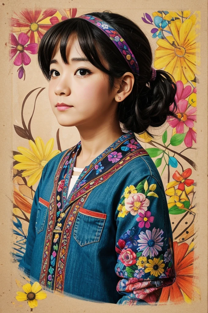 Art profile. Art tools have cartoon profile photo. Jsk name is center