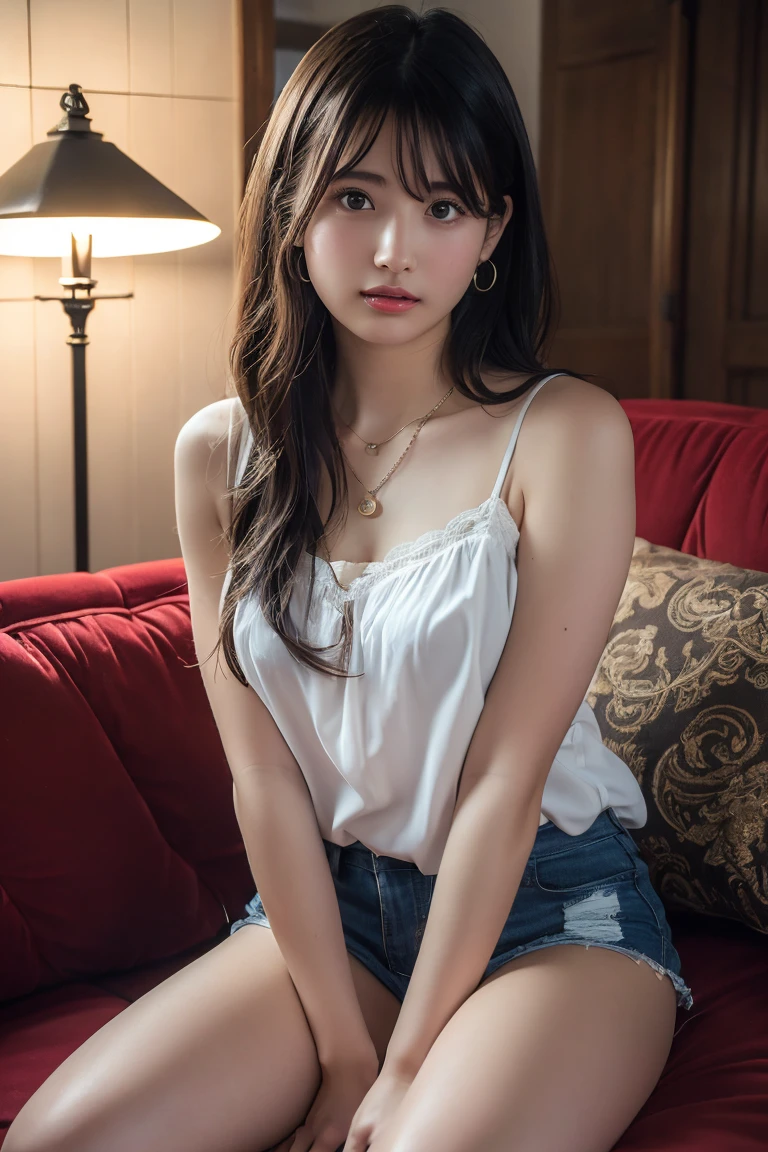 House maid exposed hairy pussy, ((bare pussy1.1)), ((photorealistic)) ((CGI rendered)) 32k, ultra high-resolution
