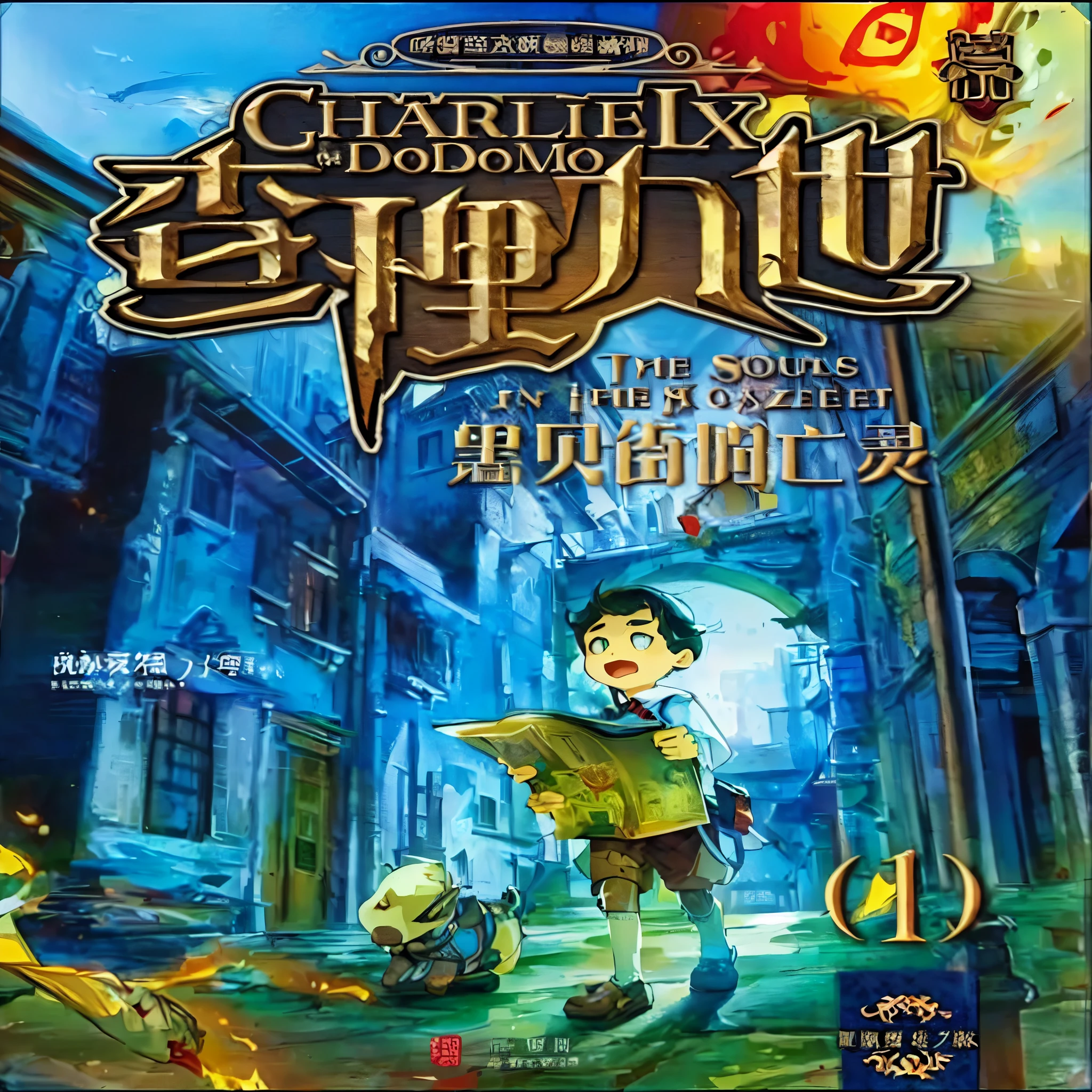 Game Cover, hight, Presented in cartoon style, Novel cover, by Qu Leilei, Inspired by Li Shixing, Cover Illustration, author：Ni Yuanlu, Novel cover art for a book, Inspired by Li Gonglin, Inspired by Qu Leilei, Inspired by Zou Zhe, qi sheng luo
