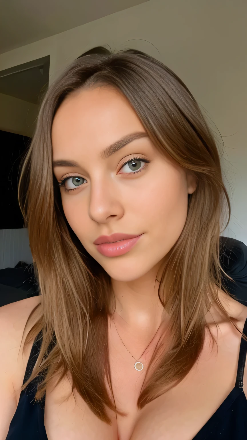 une belle femme de 23 ans, blond clair, Fermer, La fille d&#39;à côté, vêtements amples, se maquiller, Lèvres, nuit, Les cheveux en désordre, grain de film, rétro, Support 160 couleurs, tourné sur ARRI ALEXA 65, mise au point nette sur le sujet, Fujifilm Xt-3, UHD 4k, peau ultra détaillée, image réaliste, grand 