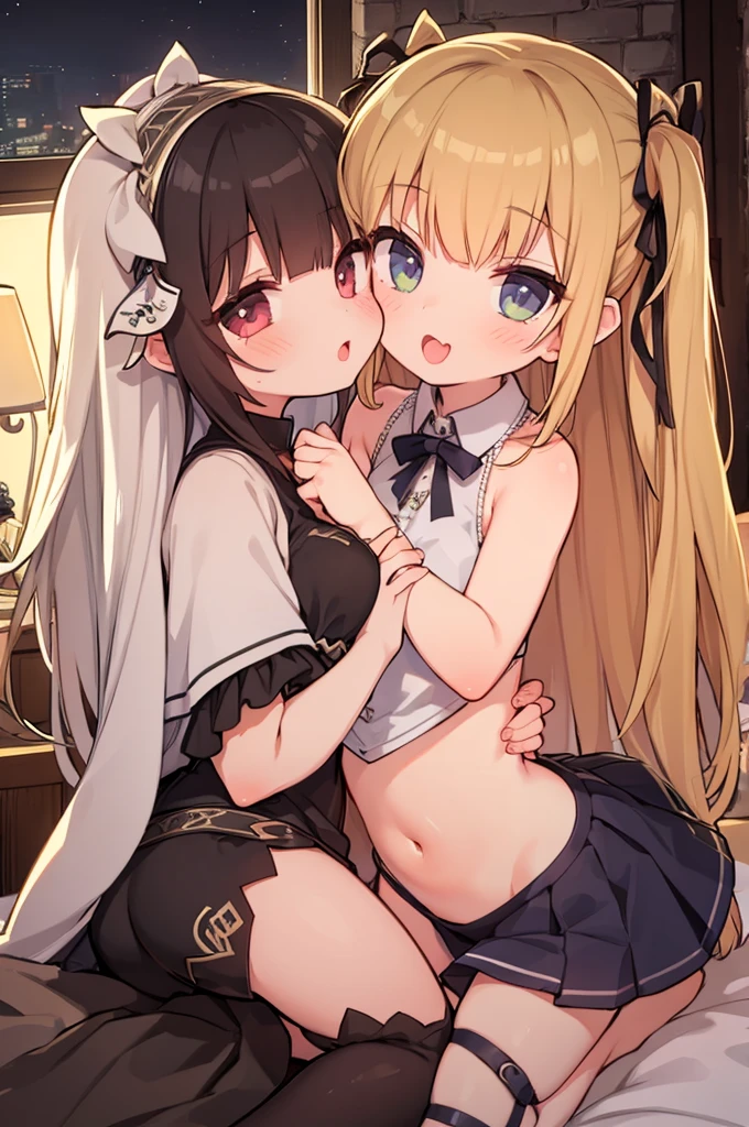 2girl,Young Girl,Girls kissing with tongues,NSFW